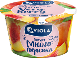 Йогурт VIOLA Very Berry с персиком 2,6%, без змж, 180г, изображение