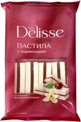 Пастила DELISSE с мармеладом со вкусом ванили и вишни, 255г