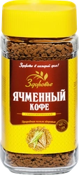 Напиток кофейный растворимый ЗДОРОВЬЕ Ячменный кофе гранулированный, 75г