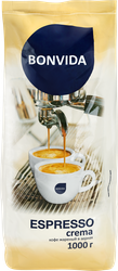 Кофе зерновой BONVIDA Espresso Crema жареный, 1кг, изображение