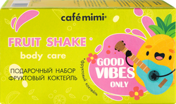 Набор подарочный женский CAFE MIMI Fruit shake Фруктовый коктейль, 120г, крупный план