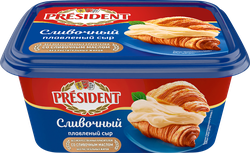 Сыр плавленый PRESIDENT Сливочный 45%, без змж, 400г, картинка
