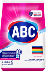 Стиральный порошок для цветного белья ABC, 3кг, детальное фото