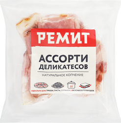 Ассорти деликатесов копчено-вареное из свинины РЕМИТ, 250г, картинка