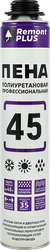 Пена монтажная REMONT PLUS 45 Pro, всесезонная Арт. 9413070, 585мл, крупный план