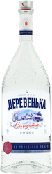 Водка ЗИМНЯЯ ДЕРЕВЕНЬКА на солодовом спирте Альфа 40%, 1л, изображение