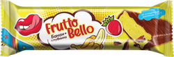 Батончик шоколадный FRUTTOBELLO суфле клубника-банан, 35г, детальное фото