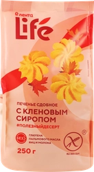 Печенье безглютеновое ЛЕНТА LIFE с кленовым сиропом, сдобное, 250г