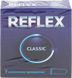 Презервативы REFLEX Classic №3 из натурального латекса, 3шт