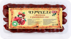 Чурчхела с фундуком в гранатовом соке, весовая, детальное фото