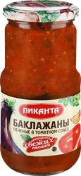 Баклажаны печеные ПИКАНТА в томатном соусе, 450г, детальное фото