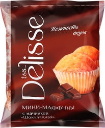 Маффины DELISSE Шоколадные, 450г, вид