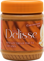 Паста арахисовая DELISSE Creamy, 340г, изображение