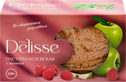 Пастила DELISSE Белевская с малиной, 100г, изображение