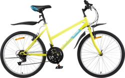 Велосипед Life 26" 18 скоростей, желто-бирюзовый, персиковый, Арт. LFE26ST-UW