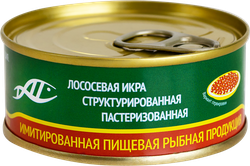 Икра лососевая имитированная КАМЧАТСКОЕ МОРЕ структурированная, 95г, детальное фото