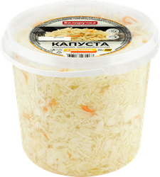 Капуста квашеная БЕЛОРУЧКА с морковью, шинкованная, 2кг, изображение