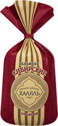 Пельмени МЯСНОЙ ДВОРИК ХЯЛЯЛЬ Сибирские отборные категория Б, 800г, вид