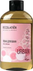 Пена для ванн ECOLATIER Гранат&манго, 600мл, крупный план