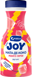 Йогурт питьевой VIOLA Манго-Личи, безлактозный 1,1%, без змж, 250г, картинка