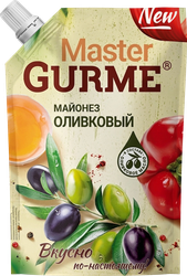 Майонез MASTER GURME Оливковый 50,5%, 700мл, вид