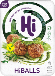 Фрикадельки растительные HI Hiballs, 250г, вид