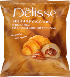 Круассаны DELISSE с начинкой со вкусом вареной сгущенки, 300г, картинка
