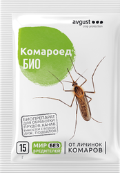 Средство от личинок комаров AVGUST Комароед Био, Арт. 42000626, 15г, картинка