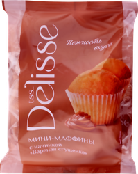 Мини-маффины DELISSE с вареной сгущенкой, 465г, изображение