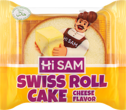 Рулет HI SAM со вкусом сыра, 70г, крупный план