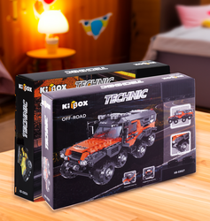 Конструктор KIBOX Вездеход 466 деталей, Арт. XB-03027 купить в