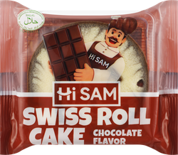 Рулет HI SAM со вкусом шоколада, 70г, детальное фото