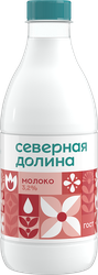 Молоко пастеризованное СЕВЕРНАЯ ДОЛИНА 3,2%, без змж, 900мл, изображение