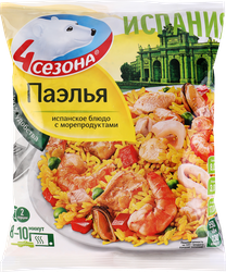 Испанское блюдо 4 СЕЗОНА Паэлья, 600г, фотография