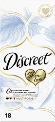 Прокладки ежедневные DISCREET Multiform Skin Love, 18шт, вид