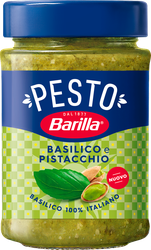 Соус для пасты BARILLA Pesto Basilico e Pistacchio, c базиликом и фисташками, 190г, картинка
