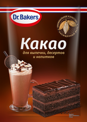 Какао-порошок DR.BAKERS, 25г, изображение