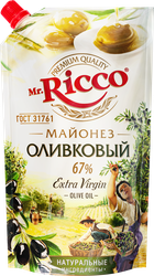 Майонез MR.RICCO Оливковый 67%, 400мл, детальное фото