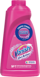 Пятновыводитель жидкий для тканей VANISH Oxi Action, 1л, детальное фото