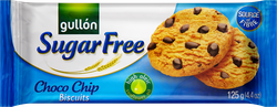 Печенье сдобное GULLON Chocolate Chip, без сахара, 125г, детальное фото