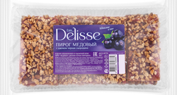 Изделие хлебобулочное DELISSE Пирог медовый с джемом черной смородины, 300г, детальное фото