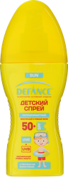 Спрей солнцезащитный для детей DEFANCE Sun Kids с пантенолом SPF50+, 150мл, крупный план