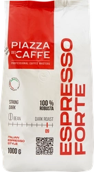 Кофе зерновой PIAZZA DEL CAFFE Эспрессо Форте жареный, 1кг