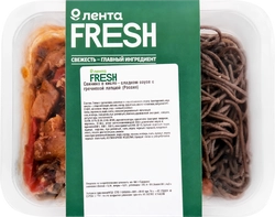 Свинина ЛЕНТА FRESH в кисло-сладком соусе с гречневой лапшой, 270г