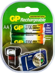 Аккумулятор GP 270AAHC-2DECRC2 20/200 2700мАч, 2шт