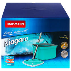 Набор для уборки HAUSMANN Niagara, швабра и ведро, с системой отжима, Арт. HM-S-01, фото