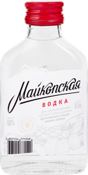 Водка МАЙКОПСКАЯ 40%, 0.1л, детальное фото