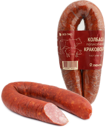 Колбаса полукопченая ЛЕНТА Краковская, 360г, фото
