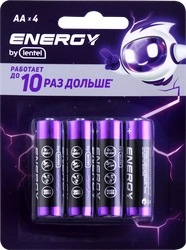 Элемент питания ENERGY BY LENTEL Alkaline battery, Арт. AA LR6-4B