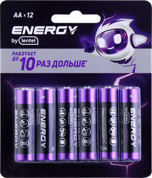 Элемент питания ENERGY BY LENTEL Alkaline battery, Арт. AA LR6-12B, картинка
